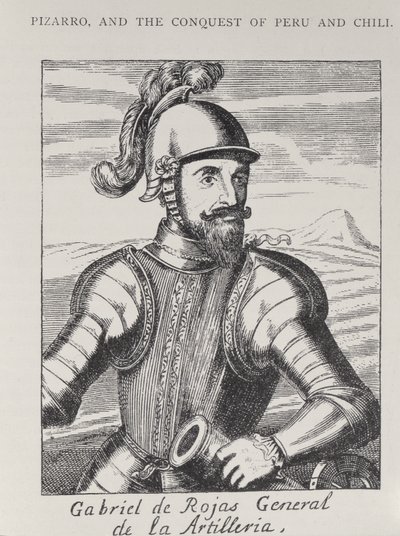 Portrait of Gabriel de Rojas, General of the Artillery, from The Narrative and Critical History of America, edited by Justin Winsor, London, 1886 by Spanish School